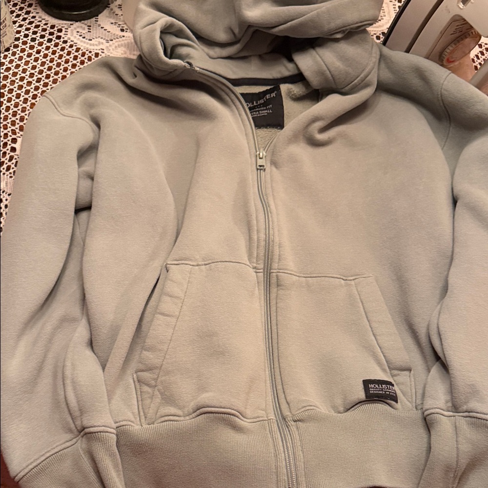 Hollister Light Green Hoodie